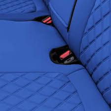 Fh Group Neoprene Custom Fit Full Set Seat Covers For 2017 2022 Honda Cr V Lx Ex And Ex L Solid Blue