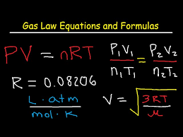 Gas Laws Equations And Formulas