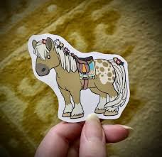 Custom Botw Totk Cartoon Horse Sticker