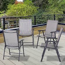 Outsunny Folding Outdoor Patio Chairs