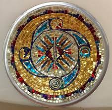 Decor Medallion Mosaic Art Glass