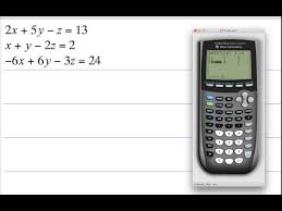 Solving Systems Of Equations With 3