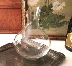 Vintage Mod Glass Wine Decanter