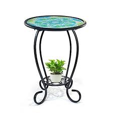 Hongland Mosaic Outdoor Side Table 14