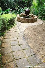 Square Paver Garden Path Idea Garden