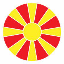 Country Europe Flag Macedonia Round