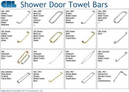 Shower Door Towel Bars