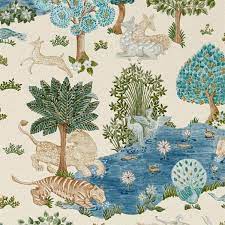 Pamir Garden Cream Nettle Wallpaper