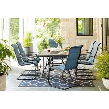 Hampton Bay Crestridge 7 Piece Steel