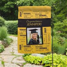Personalized Graduation Photo Garden