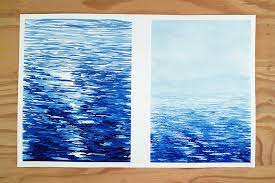 How To Paint Water Ocean Painting Guide