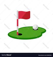 Golf Course Icon Royalty Free Vector