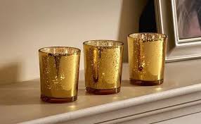 Gold Scented Mercury Glass Votive At Rs