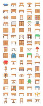 Wooden Furniture Icons