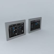 Ipad Wall Mounted Home Control Units 3d