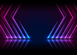 blue and ultraviolet neon laser lines