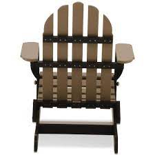 Durogreen Recycled Plastic The Adirondack Chair Black And Weathered Wood