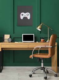 Gamer Canvas Painting On Wooden Frame