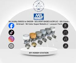 Mr Hobby Sm201 To Sm209 Solvent Based
