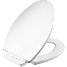 Bemis Belmont Slow Close Elongated Enameled Wood Closed Front Toilet Seat In White Never Loosens And Clean Seal Hinge