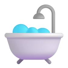 Bathtub 3d Icon Fluentui Emoji 3d