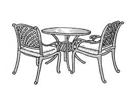 Two Wicker Armchairs Sketch