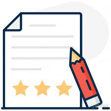 Write Review Icon Style Pencil With