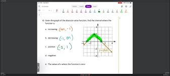 Linear And Absolute Value Functions