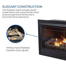 Ventless Dual Fuel Fireplace Insert