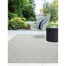 Indoor Outdoor Grey Rug Floor Mat