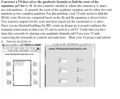 Vi That Solves The Quadratic Formula