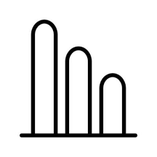 Graph Downward Line Style Icon