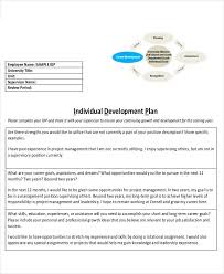 Individual Development Plan Examples To