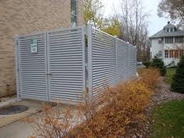 Aluminum Fixed Louver Fence Ametco