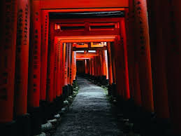 Gate Torii Architecture Red 4k