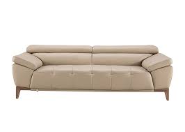 Modern Italian Leather Sofa Caravana