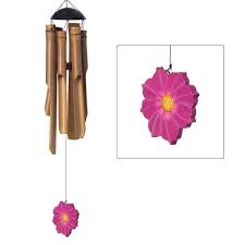 Flower Bamboo Wind Chime