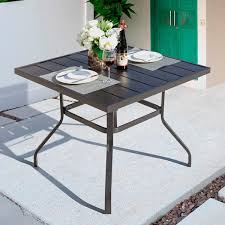 Metal Outdoor Patio Dining Table