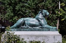Tiger Statue Palmer Square Princeton