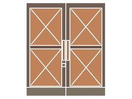 Free Vectors Impressive Double Door Icon