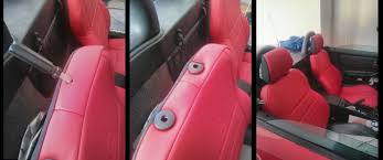 2004 Two Custom Leatherette Car Seat Covers