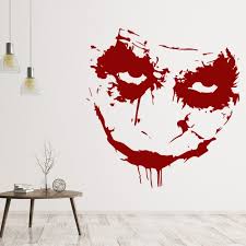 Joker Batman Heath Ledger Icon Wall Sticker