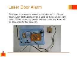 ppt laser door alarm powerpoint