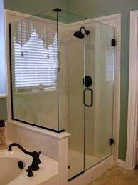 Frameless Shower Garden Tub Layout