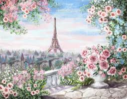 Summer Paris Eiffel Tower Wall Mural