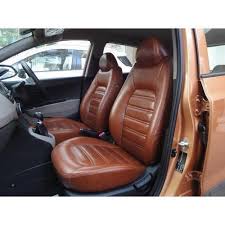Leather Car Seat Cover Color Brown