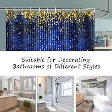 Gold Sequin Shower Curtain Glitter And