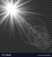 light lens flare glare vector image