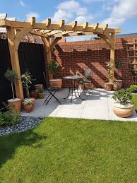 Corner Oak Pergola 2 5m Handmade Uk