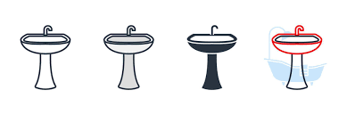 Sinks Icon Logo Vector Ilration